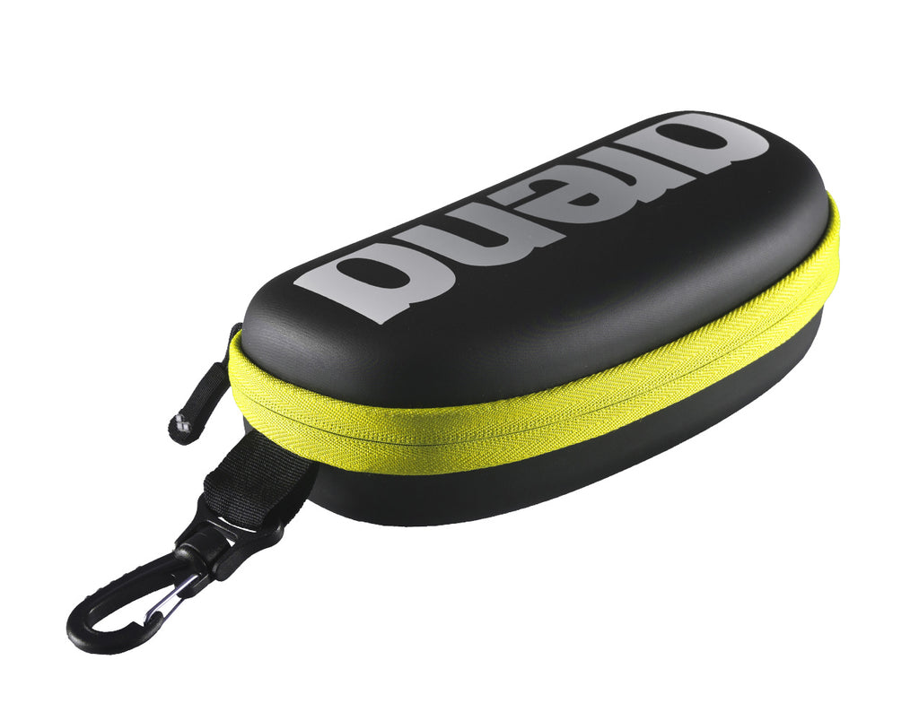 Arena Goggle Case Silver-Fluo Yellow