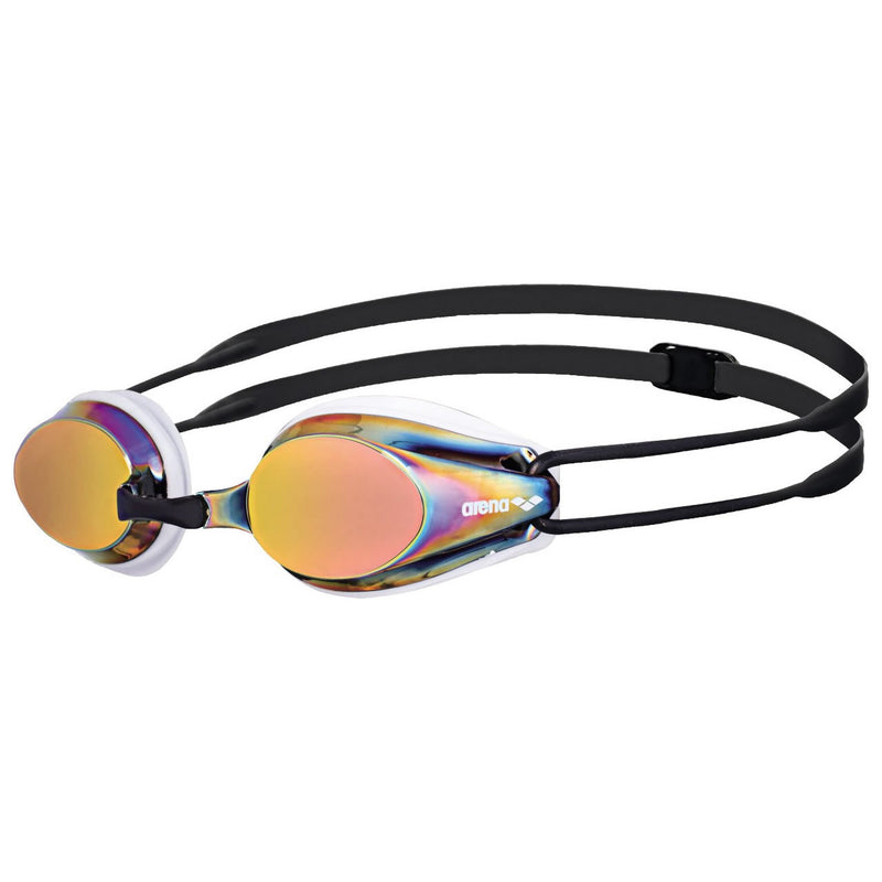 Arena Tracks Mirror Goggle Gold-Blue-Red