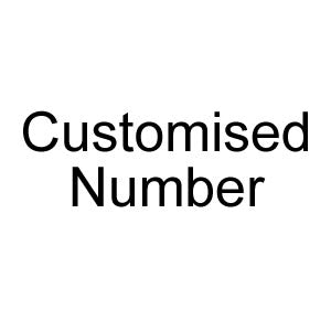 Customised Number Text